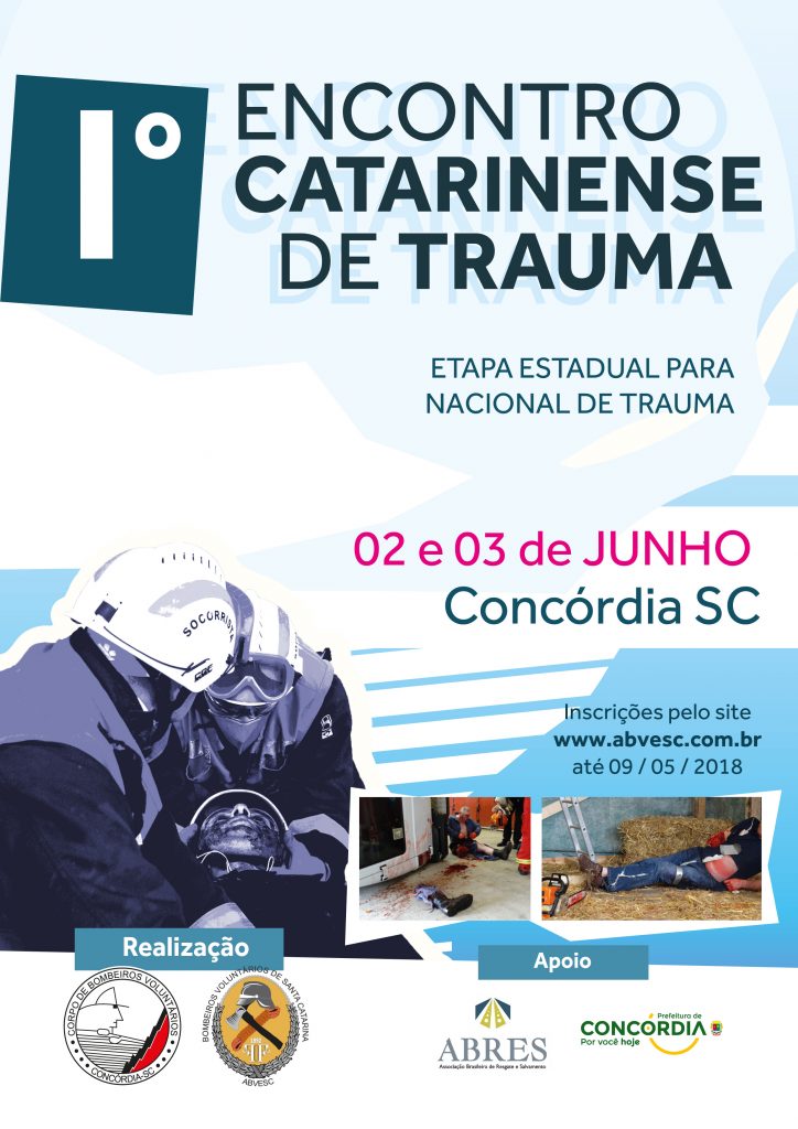 CONCÓRDIA - Abertas as Inscrições para o 1º Encontro Catarinense de Trauma 0