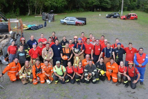 Bombeiros de três países fazem capacitação em Concórdia 0