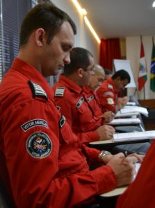 ABVESC: Bombeiros Voluntários participam de curso de Gestão de Riscos. 0