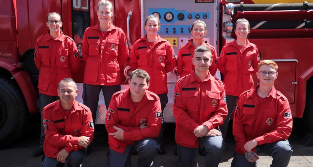 Os novos bombeiros voluntários da corporação de Arabutâ