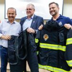 Entrega de equipamento de proteção