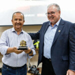 Homenagem dos bombeiros voluntários